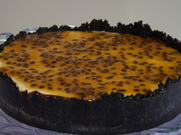 Torta de chocolate com maracujá do Chef JPB — Foto: Foto: Reprodução TV Cabo Branco.