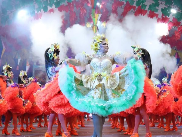 Moleka 100 Vergonha conquista tricampeonato no Festival Estadual de Quadrilhas da Paraíba  — Foto: Reprodução / Redes sociais