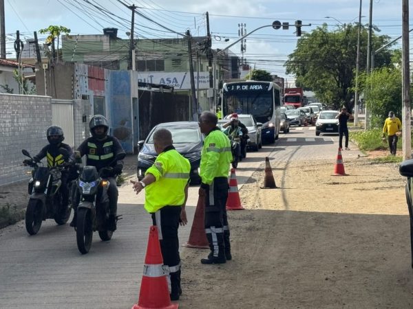 Obras na Avenida Jerônimo Câmara entram em nova fase e alteram trânsito em Natal — Foto: Sérgio Henrique Santos/Inter TV