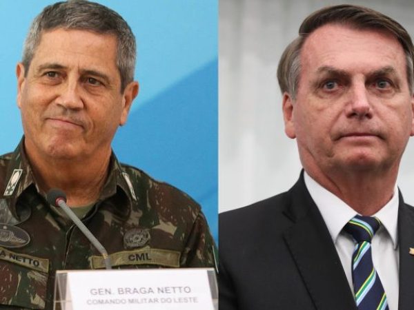 Bolsonaro e Braga Netto. — Foto: Reprodução