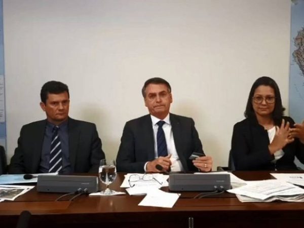 Bolsonaro disse que houve outras tentativas de criar atritos com ministros — Foto: Reprodução.