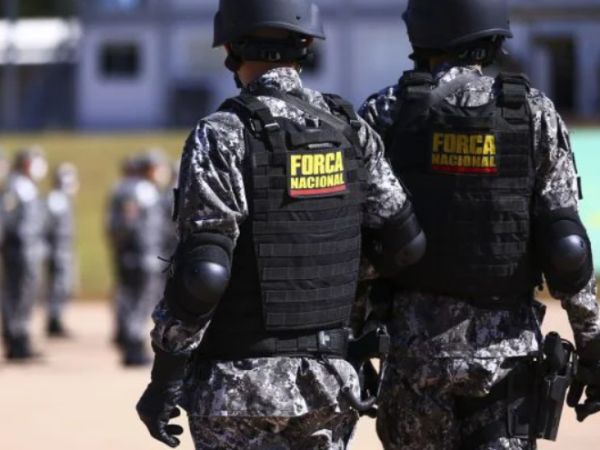 Policiais militares de mais oito estados foram convocados para atuar em Brasília. — Foto: Marcelo Camargo/Agencia Brasil