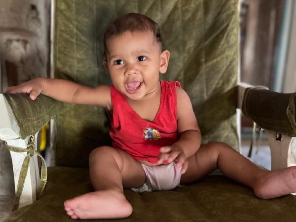 Yohana Maitê, de 8 meses, morreu na UPA de Cidade Satélite, em Natal — Foto: Cedida