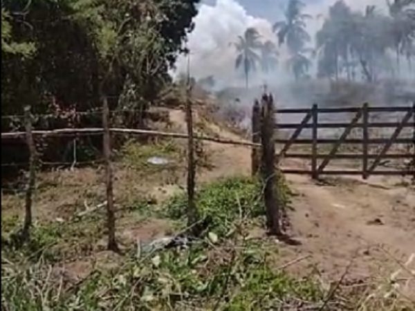 Acidente aconteceu na zona rural de Nísia Floresta, na Grande Natal — Foto: Reprodução